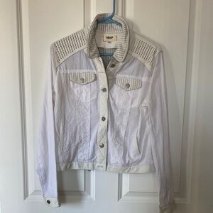 Jakett New York Jacket with Perforated leather Accents M New